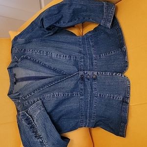 A.N.A  Women's Denim Blazer, size 2X